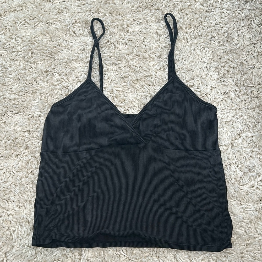 Grey, ribbed tank top, Me to We brand, L